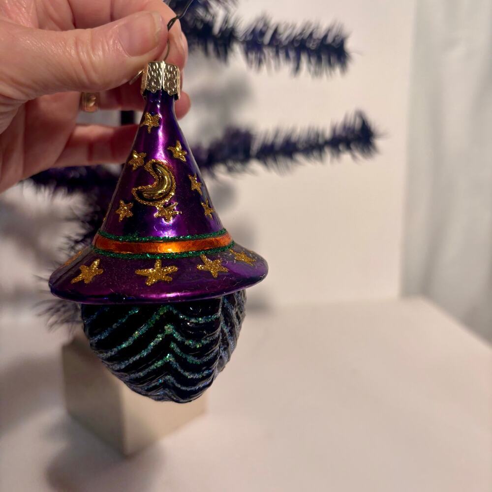 OWC Old World Christmas Halloween Kindly Witch Ornament 4” - Picture 3 of 12